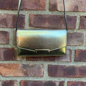 NWOT Ivanka Trump Metallic Gold Madison Crossbody Purse